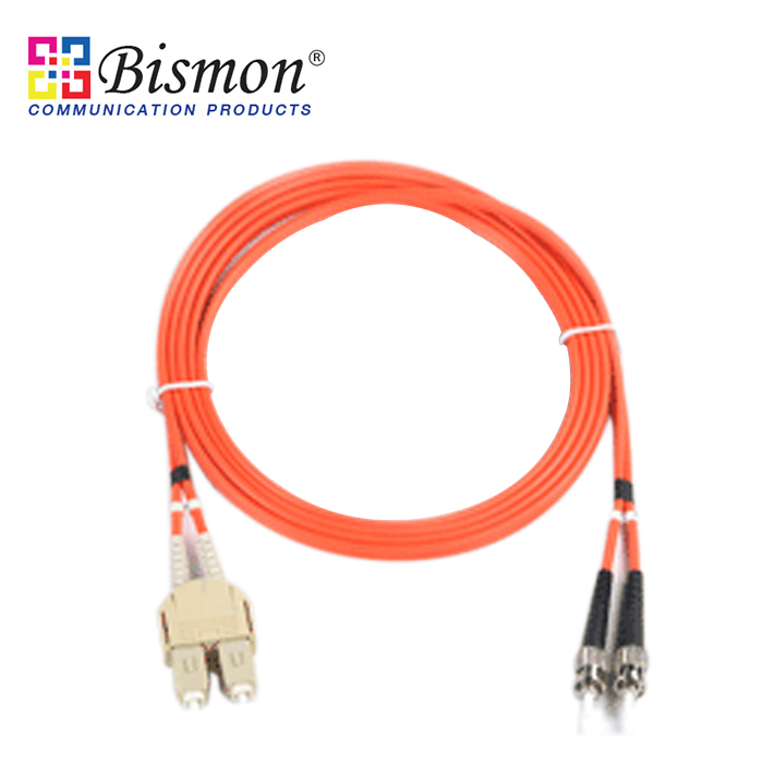 ST-SC-Patch-Cord-Fiber-optic-Duplex-Multi-Mode-50-125um-2-3-5-10-Meters